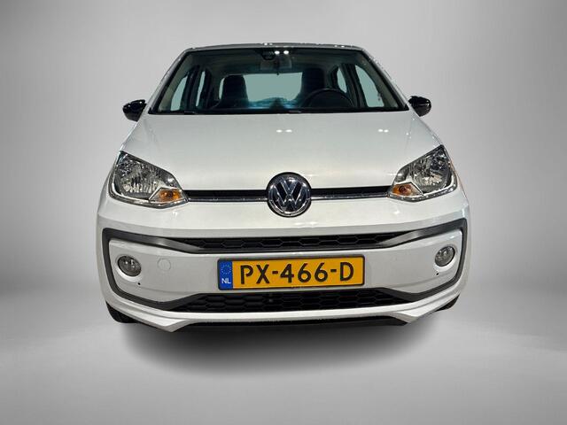 Volkswagen UP! 1.0 60pk BMT High UP! · Cruise Control · P-Sensoren · 15"Velgen · Airco · Telefoonhouder · Mistlampen · Elek. Verstel- + Verwarmbare Spiegels ·