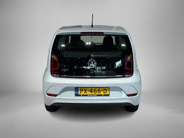 Volkswagen UP! 1.0 60pk BMT High UP! · Cruise Control · P-Sensoren · 15"Velgen · Airco · Telefoonhouder · Mistlampen · Elek. Verstel- + Verwarmbare Spiegels ·