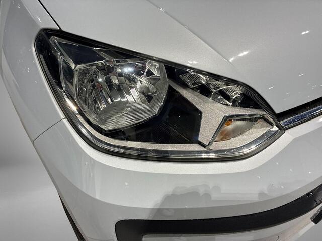 Volkswagen UP! 1.0 60pk BMT High UP! · Cruise Control · P-Sensoren · 15"Velgen · Airco · Telefoonhouder · Mistlampen · Elek. Verstel- + Verwarmbare Spiegels ·