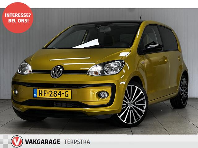 Volkswagen UP! 1.0 BMT R-Line/ Maps+More!/ Camera/ 17''LMV/ Cruise!/ DAB+/ Airco/ Bluetooth/ Multi.LEDER.Stuur/ Elek.Pakket/ Isofix/ PDC Achter.