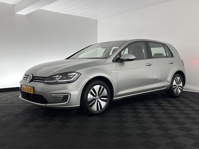 Volkswagen e-Golf {SOH-91%} (INCL-BTW) Aut. *HEATPUMP | ADAPTIVE-CRUISE | DIGI-COCKPIT | FULL-LED | NAVI-FULLMAP | COMFORTSEATS | ECC | PARKPILOT | CCS-FASTLOADER | 16''ALU*