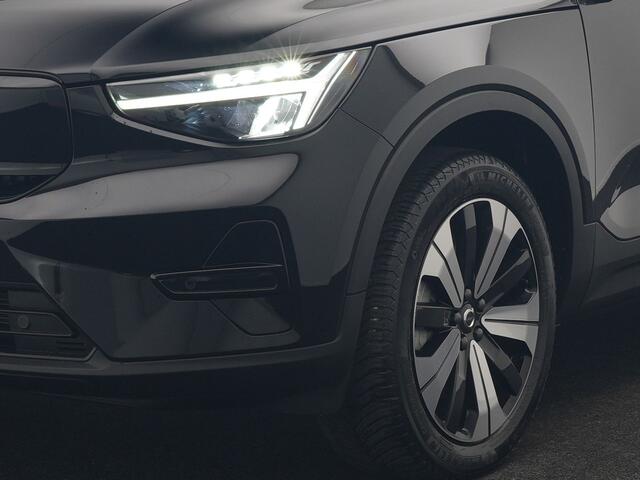 Volvo C40 Recharge Twin Plus 78 kWh 408pk Dealer O.H. | Panodak | Adaptive Cruise | Camera | Alcantara Sportstoelen Verwarmd | Google Assistent | Keyless | Blis | Stuur Verwarmd | Warmtepomp | Apple Carplay | DAB | 19"L.M |