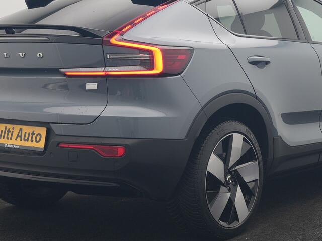 Volvo C40 Plus Recharge Pure Electric 69 kWh 231pk Dealer O.H. | Trekhaak Af Fabriek | Panodak | Adaptive Cruise | Camera | Alcantara Sportstoelen & Stuur Verwarmd | Keyless | Blis | Google Assistent | Apple Carplay | DAB |