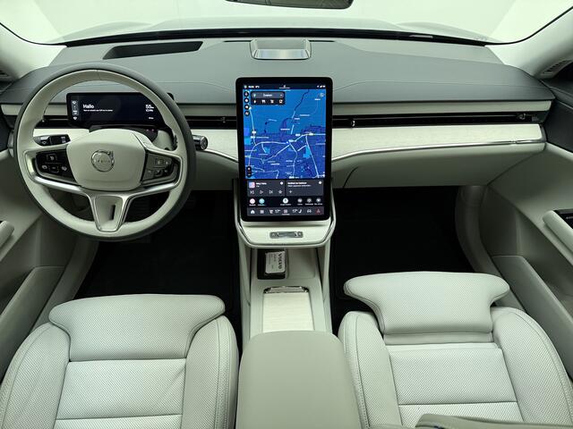 Volvo ES90 Extended Range Ultra / Direct Leverbaar / GEEN LiDAR / MY26 / Luchtvering / 22'' / Pilot Assist / Chrome Pack / Geventileerd Blond Nappaleer / Getint Glas /