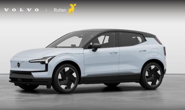 Volvo EX30 272PK Ext. Range Plus / Nu van ¤45.995 Voor ¤38.495! / / Adaptieve Cruise Control/ Dodehoek Detectie / Parkeersensoren voor en achter/ Achteruitrijcamera/ Warmtepomp/ Google Services/W