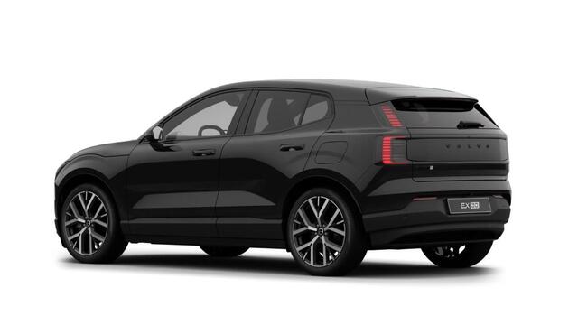 Volvo EX30 Single Motor Ext Range Plus Black Ed Europa 69 kWh | Google | Long Range | Adaptieve Cruise Control | DAB | Elek. Stoelen | Keyless | Warmtepomp | Camera | Elek. Achterklep | Harman Kardon Audio | Stoel-/Stuurverwarming | Getint Glas | 20" LM