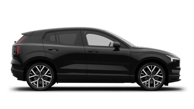 Volvo EX30 Single Motor Ext Range Plus Black Ed Europa 69 kWh | Google | Long Range | Adaptieve Cruise Control | DAB | Elek. Stoelen | Keyless | Warmtepomp | Camera | Elek. Achterklep | Harman Kardon Audio | Stoel-/Stuurverwarming | Getint Glas | 20" LM