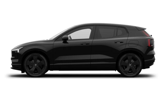 Volvo EX30 P5 Long Range Plus Black Edition Europa 69 kWh | Google | Long Range | Stoel-/Stuurverwarming | Warmtepomp | Sfeerverlichting | Draadloos Opladen Telefoon | Camera | Getint Glas | Elek. Stoelen | Park Assist | DAB | LED Koplampen | 19" LM