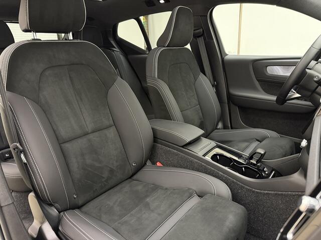 Volvo EX40 Extended Range Ultra 82 kWh / Nubuck / All Season banden / Parelmoer kleur / Panoramadak / Elektr. Stoelen / Harman&Kardon / 360 Camera / Stoel + Stuurw. Verwarming / ACC / BLIS /