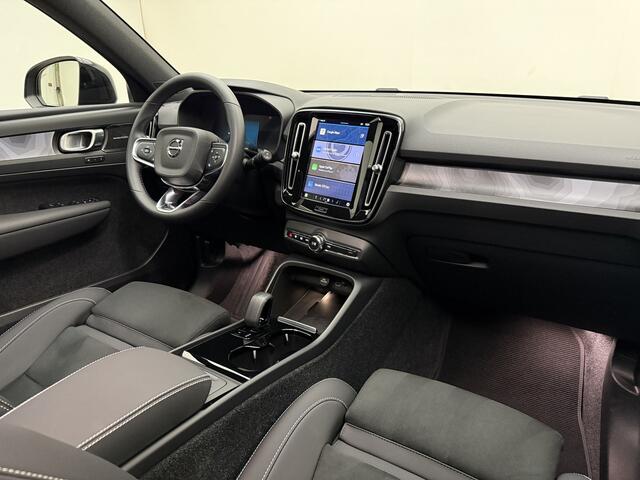 Volvo EX40 Extended Range Ultra Black Edition / Pixel Koplampen / 360 Camera / Nubuck / H&K Audio / 20'' / Stoel + Stuurw. Verwarming / Panoramadak / Elektr. Achterklep /