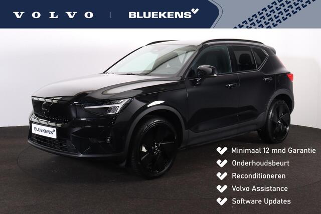 Volvo EX40 Extended Range Plus Black Ed. 82 kWh - IntelliSafe Assist & Surround - 360º Camera - Verwarmde voorstoelen, stuur & achterbank - Parkeersensoren voor & achter - Elektr. bedienb. bestuurdersstoel met geheugen - Draadloze tel. lader - Warmtepomp - Extra get