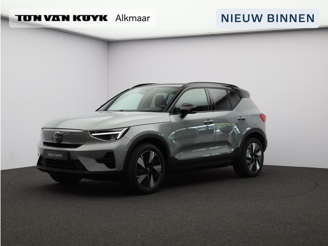 Volvo EX40 Single Motor Extended Range Plus Europa 82 kWh / Nubuck / Elek. Verst. Stoelen / Verwarmbare Stoelen + Stuurwiel / BLIS / Keyless / Adaptive Cruise / Extra Getint Glas /