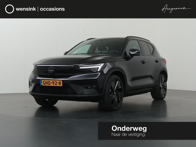 Volvo EX40 Single Motor Extended Range Plus Black Ed. 82 kWh | SOH 97% | Sportstoelen | BlackPack | Navigatie | Apple CarPlay/Android Auto | 360 Camera | Adaptieve Cruise Control | Ele. kofferdeksel | Harman/Kardon Audio |