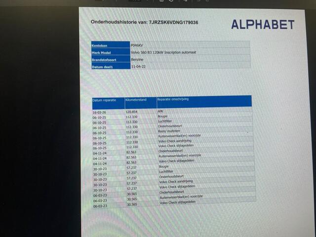 Volvo S60 2.0 B3 Inscription Automaat - Carplay, Camera, Leer, Stoelverw. Afn. Trekhaak