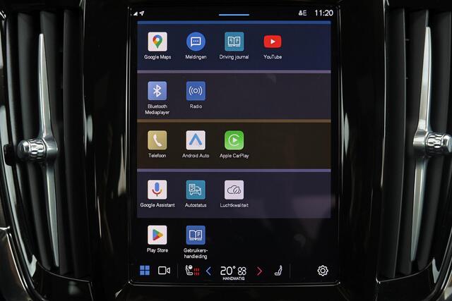 Volvo S90 T8 AWD Core Bright - IntelliSafe Assist & Surround - Harman/Kardon audio - Adaptieve LED koplampen - Parkeercamera achter - Verwarmde voorstoelen, stuur & achterbank - Parkeersensoren voor & achter - Elektr. bedienb. voorstoelen met geheugen - Extra getin