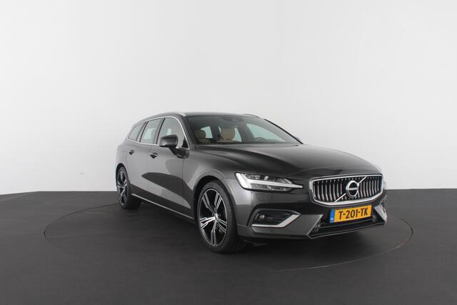 Volvo V60 2.0 T4 Inscription > 190pk/Memory/Leer/19inch/PINE GREY & Moritz Amber...