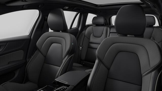 Volvo V60 2.0 T6 Plug-in hybrid AWD Plus Dark | Google | Longe Range | Schuif-/Kanteldak | Lederen Bekleding | Head-Up Display | Getint Glas | Sportstoelen | Harman Kardon Audio | Memory | 19" LM