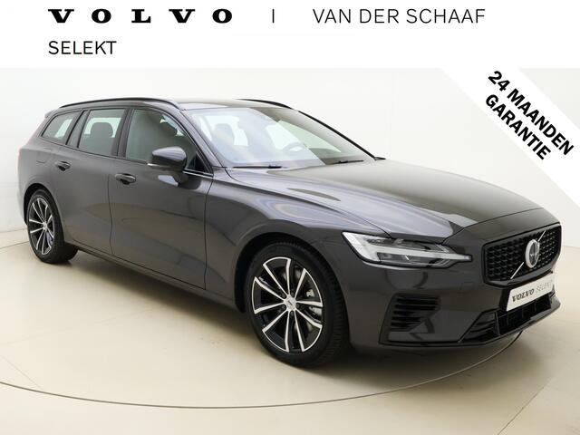 Volvo V60 T6 350pk AWD Plus Dark / Sportleder / 360 Camera / El. Trekhaak / Harman&Kardon / Verw. Voorruit / Keyless / Adapt. Cruise / BLIS / El. Stoelen / Stoel + Stuurw. Verwarming /