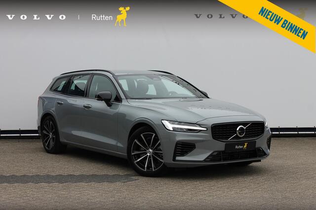 Volvo V60 T6350PK Autm. Plug-in hybrid AWD Plus Dark Long Range / Google infotainment / Semi elekrisch wegklapbare trekhaak / Verwarmbare voorruit / Elektrisch bedienbare voorstoelen met geheugen / Verwarmbare voorstoelen