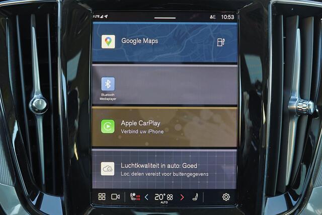 Volvo V60 T6 Recharge AWD Plus Dark - LONG RANGE - IntelliSafe Assist & Surround - 360º Camera - Harman/Kardon audio - Adaptieve LED koplampen - Verwarmde voorstoelen, stuur & achterbank - Parkeersensoren voor & achter - Elektr. bedienb. voorstoelen met geheugen -