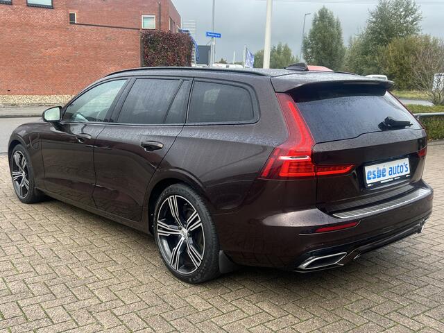 Volvo V60 2.0 T6 Recharge 340 pk AWD R-Design Navigatie Standkachel Camera Carplay Stoelverwarming V + A Led koplampen Blis Pilot Assist Dab BTW Maple Brown Metallic Uniek