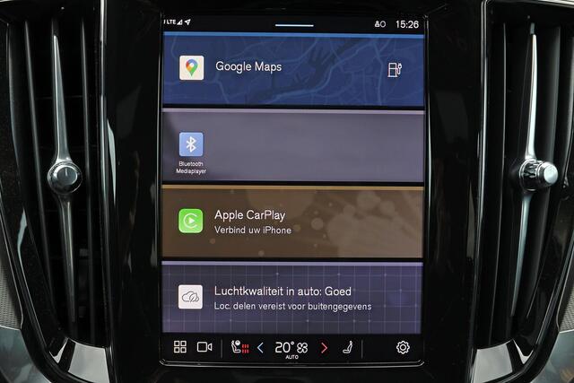 Volvo V60 T6 Recharge AWD Plus Dark - LONG RANGE - IntelliSafe Assist & Surround - 360º Camera - Harman/Kardon audio - Adaptieve LED koplampen - Verwarmde voorstoelen, stuur & achterbank - Parkeersensoren voor & achter - Elektr. bedienb. voorstoelen met geheugen -