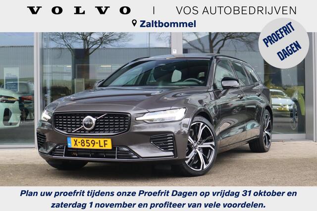 Volvo V60 2.0 T6 Plug-in hybrid AWD Plus Dark | Schuif-/ kanteldak| Keyless Entry| Stoelverwarming voor + achter| Stuurwielverwarming| 19'' Lichtmetalen velgen|