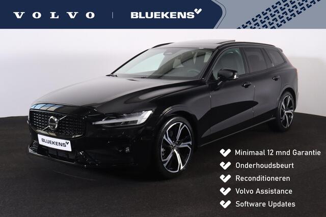 Volvo V60 B4 Plus Dark - Panorama/schuifdak - IntelliSafe Assist & Surround - 360º Camera - Harman/Kardon audio - Adaptieve LED koplampen - Verwarmde voorstoelen, stuur & achterbank - Parkeersensoren voor & achter - Elektr. bedienb. voorstoelen met geheugen - Draad