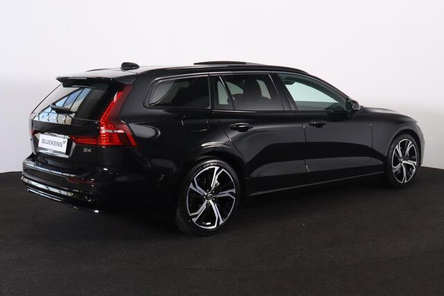 Volvo V60 B4 Plus Dark - Panorama/schuifdak - IntelliSafe Assist & Surround - 360º Camera - Harman/Kardon audio - Adaptieve LED koplampen - Verwarmde voorstoelen, stuur & achterbank - Parkeersensoren voor & achter - Elektr. bedienb. voorstoelen met geheugen - Draad