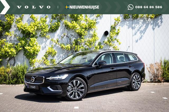 Volvo V60 2.0 T6 Plug-in hybrid AWD Ultra Bright | Adaptieve Cruise Control | Dodehoek Detectie | 360 Camera | Adaptieve Koplampen | Head-Up Display | Leder Blond | Elektr. Stoelen | Stoel+Stuurverwarming