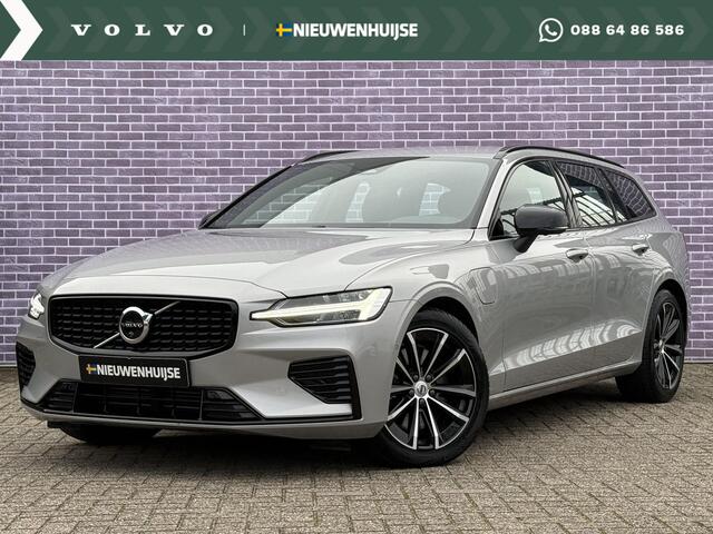 Volvo V60 2.0 T6 Plug-in hybrid AWD Plus Dark | 360° Camera | Stoel en stuurverwarming | Trekhaak | Adaptieve cruise control | Harman/Kardon audio | BLIS dodehoekdetectie |