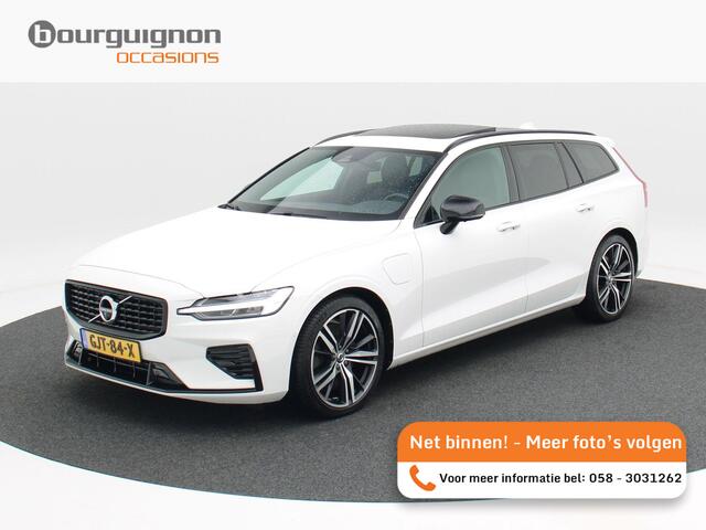 Volvo V60 2.0 T6 340 Pk Automaat Recharge AWD R-Design | Panoramadak | Harman/Kardon | Elektrische Achterklep | Stoelverwarming | 19 Inch | 105.407 Km!!