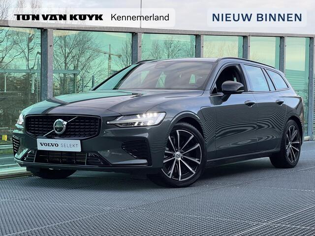 Volvo V60 2.0 T6 Plug-in hybrid AWD Plus Dark Harman-Kardon premium sound, Elektr Verstelbare stoelen, Verwarmde stoelen+stuur, Trekhaak semi elektrisch