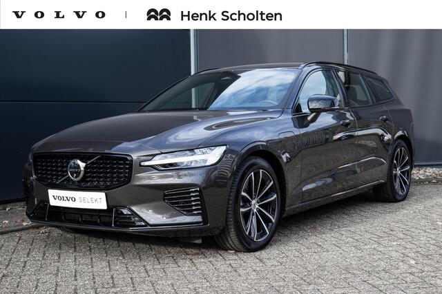 Volvo V60 T6 Plug-in hybrid AWD Plus Dark | Semi Elektrische Trekhaak | Adaptieve Cruise Control | BLIS | Elektrische verstelbare voorstoelen | Verwarmbare voorstoelen en stuurwiel | 360 graden camera |