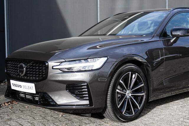 Volvo V60 T6 Plug-in hybrid AWD Plus Dark | Semi Elektrische Trekhaak | Adaptieve Cruise Control | BLIS | Elektrische verstelbare voorstoelen | Verwarmbare voorstoelen en stuurwiel | 360 graden camera |
