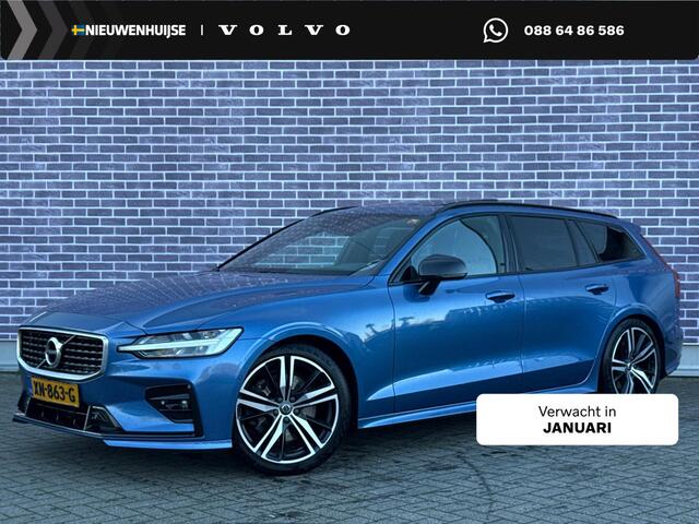 Volvo V60 2.0 T5 R-Design | Trekhaak | Panorama dak | Head-Up Display | Harman / Kardon | CarPlay | 19" | Styling Kit | Stoelverwarming |