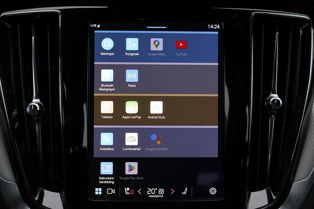 Volvo V60 T6 Recharge AWD Plus Dark - IntelliSafe Assist & Surround - 360º Camera - Harman/Kardon audio - Verwarmde voorstoelen, stuur & achterbank - Parkeersensoren voor & achter - Elektr. bedienb. voorstoelen met geheugen - Elektr. inklapbare trekhaak - 18' LMV