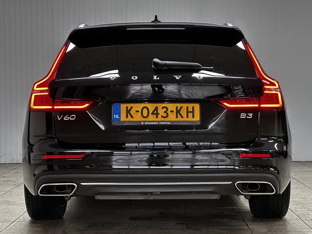 Volvo V60 2.0 B3 R-Design/ Automaat/ Trekhaak/ Zwarte-Hemel/ Harman-Kardon/ 18'' LMV/ Virtual Dash./ LED koplampen/ Stoel + Stuurverw./ Elek. Stoelen + Memory/ Lane-Assist./ Camera/ Apple + Android/ Dode-Hoek DET.
