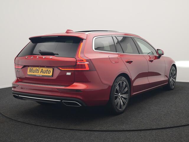 Volvo V60 T6 Recharge AWD Inscription Plug In Hybrid 340pk Dealer O.H. PHEV | Trekhaak Af Fabriek | Panodak | Camera | Harman & Kardon | Lederen Sportstoelen Verwarmd | Stuur Verwarmd | Virtual | Apple Carplay | Keyless | Navigatie | DAB |