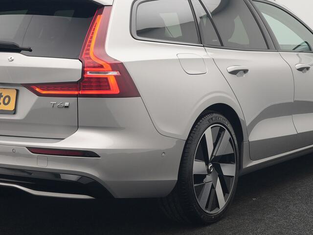 Volvo V60 T6 Recharge AWD LONG RANGE Plus Dark Plug In Hybrid 350pk Dealer O.H. PHEV | Panodak | Adaptive Cruise | 360 Camera | Head Up | Harman&Kardon | Lederen Sportstoelen Memory & Verwarmd | Google Assistent | Stuur Verwarmd | Apple Carplay | Keyless | Blis |