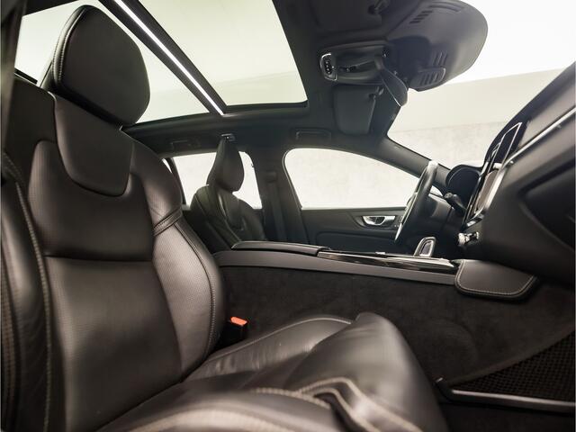Volvo V60 2.0 T8 Twin Engine AWD R-Design 391Pk Automaat (PANORAMADAK, MEMORY SEATS, LEDER, STOELVERWARMING/KOELING, KEYLESS, SPORTSTOELEN, ZWART HEMEL, ADAPTIVE CRUISE, DRIVE MODE, NIEUWSTAAT)