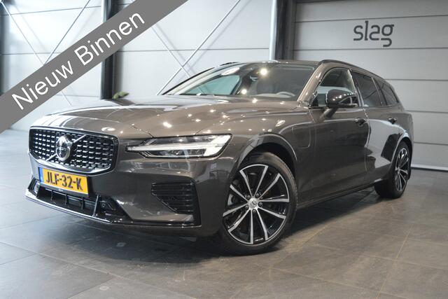 Volvo V60 2.0 T6 Plug-in hybrid AWD Plus Dark leer trekhaak !!