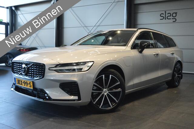 Volvo V60 2.0 T6 Plug-in hybrid AWD Plus Dark leer trekhaak !!