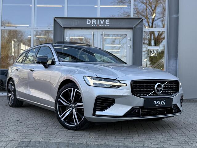 Volvo V60 2.0 T8 Recharge 390PK AWD R-Design |Pano|H/K|360CAM|AutoPilot|Trekhaak