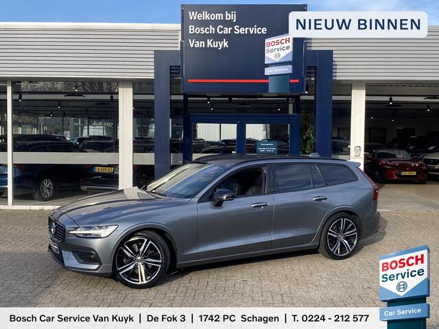 Volvo V60 2.0 B3 Momentum Advantage / Automaat / NL-Auto / Vol-Leder / Adaptieve Cruise-Control / Stoel-/Stuurverwarming / Climate-Control / Standkachel / Keyless / LED / Apple-Carplay & Android-Auto / DAB Radio-Bluetooth / Navi / PDC V+A met Camera / 19'' LMV / EN