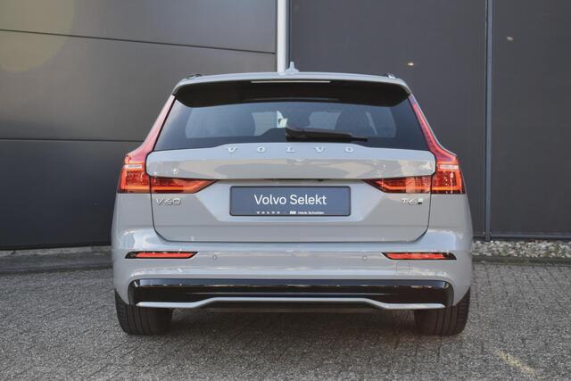 Volvo V60 T6 Plug-in hybrid AWD Plus Dark | Trekhaak | 360 graden camera | Verwarmbare voorstoelen, achterbank en stuurwiel | Premium audio by Harman Kardon | Adaptieve cruise control | Keyless | Elektrische achterklep