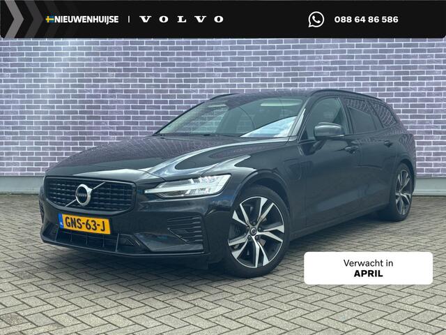 Volvo V60 2.0 T6 Recharge AWD R-Design | Panoramadak | Donker Glas | Parkeersensoren Voor en Achter | Parkeercamera | LED koplampen |