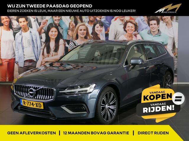 Volvo V60 2.0 B4 Core - VOL LEDER - Elektrisch uitklapbare trekhaak - Stoelverwarming - Camera