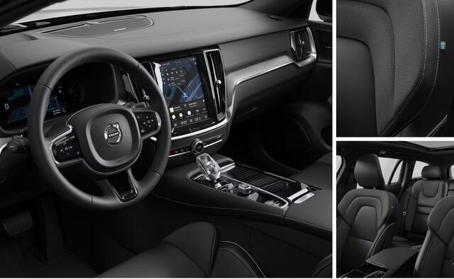 Volvo V60 T8 455PK Automaat AWD Ultra Perform. Ed. Dark Polestar Optimalisatie / Glossy black Logo voor en achterzijde / Long Range / 360 Camera / Harman Kardon audio / Head-up display / Panorama dak / Apple carplay / Android auto /