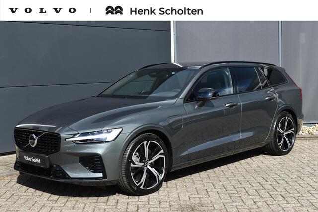 Volvo V60 T6 Plug-in hybrid AWD Plus Dark | Harman Kardon Premium sound | Google Navigatie | BLIS | Adaptieve Cruise Control | Pilot Assist | Stuur-/Stoelverwarming | Elektrisch verstelbare stoelen voor met memory | Parkeercamera | 19 inch Lichtmetalen velgen |